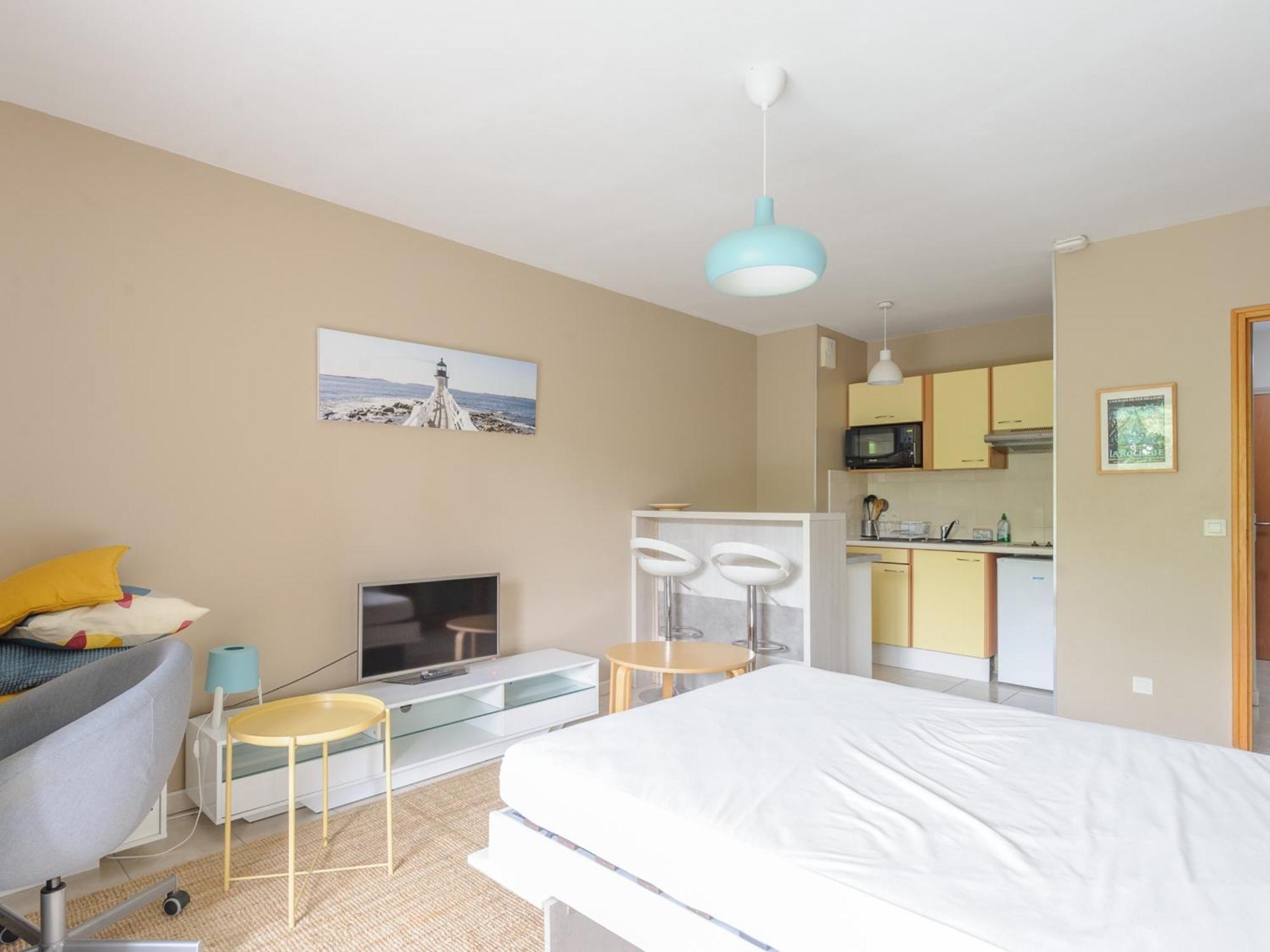 Studio Ensoleille Au Bord De Mer Avec Balcon Et Parking, Proche Centre Et Plage - La Rochelle - Fr-1-535-51 Luaran gambar